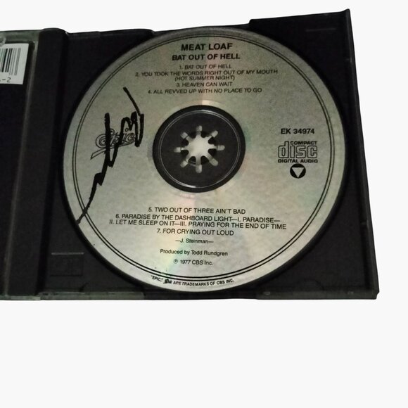 Meat Loaf Bat Out Of Hell CD Album By Epic Records 1977 - Picture 3 of 5